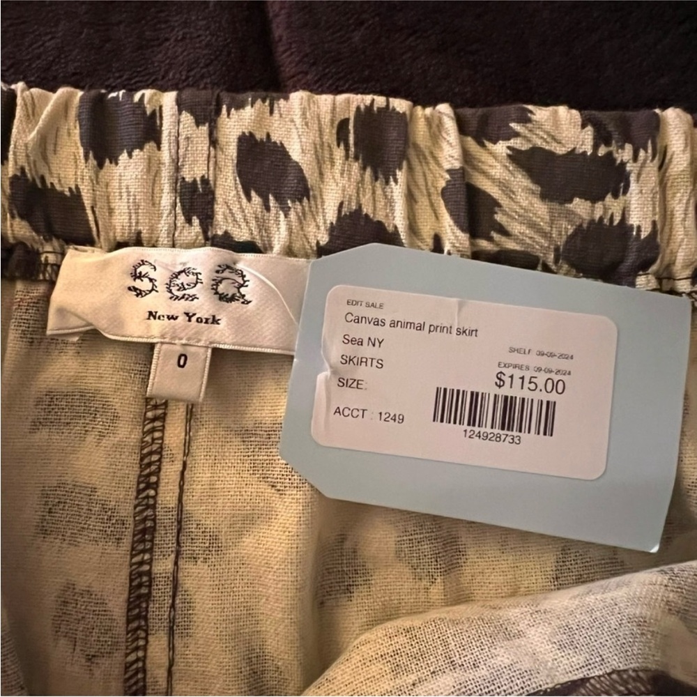 NWT Sea New York Black and Cream Midi Skirt - Picture 8 of 8
